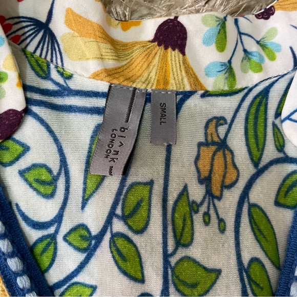 Anthropologie Bl^nk Stephanie Floral Top Size S - Picture 6 of 13